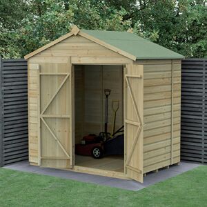 Forest Garden 7x5 Beckwood Tongue and Groove Windowless Apex Wooden Shed - 7x5 Forest Garden 7x5 Beckwood Tongue and Groove Windowless Apex Wooden Shed - 7x5