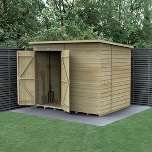 Forest Garden Beckwood 8x6 Garden Shed - Pressure Treated, Secure, Modular Forest Garden Beckwood 8x6 Garden Shed - Pressure Treated, Secure, Modular