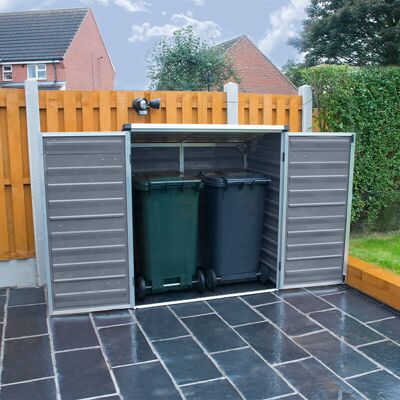 5' x 3' Palram Canopia Dark Grey Voyager Shed (1.39m x 0.9m) 5' x 3' Palram Canopia Dark Grey Voyager Shed (1.39m x 0.9m)