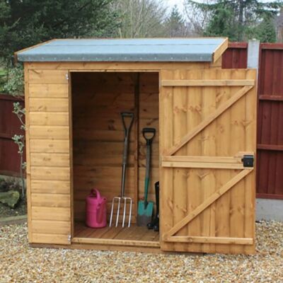 10' x 4' Traditional Shiplap Pent Wooden Garden Tool Storage Shed (3.05m x 1.22m) 10' x 4' Traditional Shiplap Pent Wooden Garden Tool Storage Shed (3.05m x 1.22m)