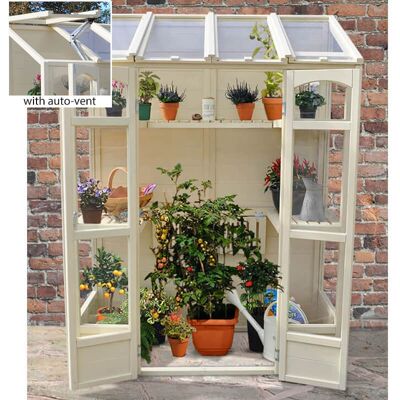 Forest Garden Victorian Tall Wall Greenhouse - 5'x2' - Greenhouse Forest Garden Victorian Tall Wall Greenhouse - 5'x2' - Greenhouse