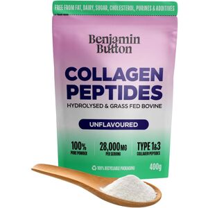 Benjamin Button Bovine Collagen Peptides Powder – 400g – Unflavoured Benjamin Button Bovine Collagen Peptides Powder – 400g – Unflavoured