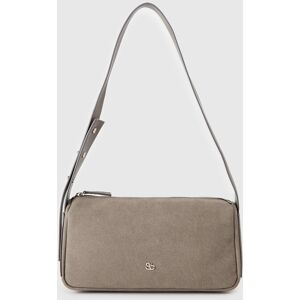 United Colors of Benetton Benetton, Suede-look Shoulder Bag, Gray, Women United Colors of Benetton Benetton, Suede-look Shoulder Bag, Gray, Women