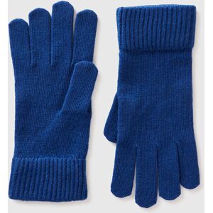United Colors of Benetton Benetton, Gloves In Pure Virgin Wool, Blue, Men United Colors of Benetton Benetton, Gloves In Pure Virgin Wool, Blue, Men