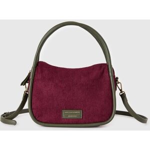 United Colors of Benetton Benetton, Velvet Shoulder Bag, Plum, Women United Colors of Benetton Benetton, Velvet Shoulder Bag, Plum, Women
