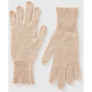 United Colors of Benetton Benetton, Beige Gloves In Pure Merino Wool, Beige, Women United Colors of Benetton Benetton, Beige Gloves In Pure Merino Wool, Beige, Women
