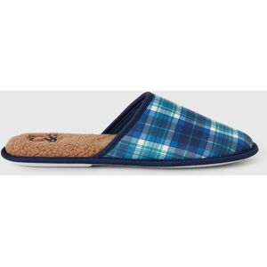 United Colors of Benetton Benetton, Tartan Slippers, Blue, Men United Colors of Benetton Benetton, Tartan Slippers, Blue, Men