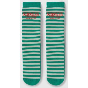 United Colors of Benetton Benetton, Stranger Things Striped Socks, Green, Men United Colors of Benetton Benetton, Stranger Things Striped Socks, Green, Men