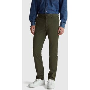 United Colors of Benetton Benetton, Dark Green Slim Fit Chinos, Dark Green, Men United Colors of Benetton Benetton, Dark Green Slim Fit Chinos, Dark Green, Men