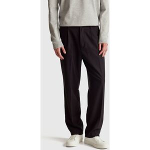 United Colors of Benetton Benetton, Relaxed Fit Chinos, Black, Men United Colors of Benetton Benetton, Relaxed Fit Chinos, Black, Men