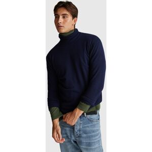 United Colors of Benetton Benetton, Dark Blue Turtleneck In Pure Merino Wool, Dark Blue, Men United Colors of Benetton Benetton, Dark Blue Turtleneck In Pure Merino Wool, Dark Blue, Men