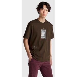 United Colors of Benetton Benetton, Relaxed Fit T-shirt, Brown, Men United Colors of Benetton Benetton, Relaxed Fit T-shirt, Brown, Men