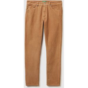 United Colors of Benetton Benetton, Corduroy Trousers, Camel, Men United Colors of Benetton Benetton, Corduroy Trousers, Camel, Men
