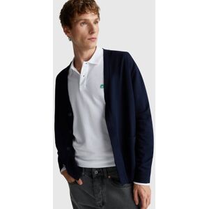 United Colors of Benetton Benetton, Cardigan In Viscose Blend Knit, Dark Blue, Men United Colors of Benetton Benetton, Cardigan In Viscose Blend Knit, Dark Blue, Men