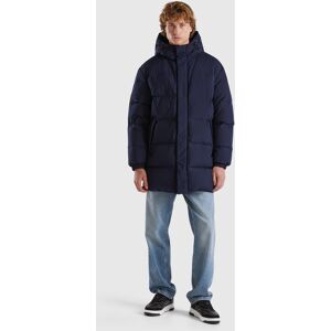 Benetton Long Puffer Jacket - Down, Recycled Feathers - Men Benetton Long Puffer Jacket - Down, Recycled Feathers - Men