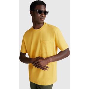 United Colors of Benetton Benetton, Cotton T-shirt With Pocket, Mustard, Men United Colors of Benetton Benetton, Cotton T-shirt With Pocket, Mustard, Men