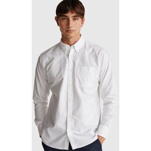 United Colors of Benetton Benetton, White Regular Fit Button-down Shirt, White, Men United Colors of Benetton Benetton, White Regular Fit Button-down Shirt, White, Men