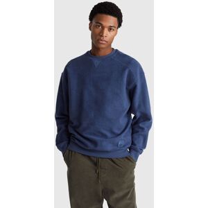 United Colors of Benetton Benetton, Sweatshirt In Pure Cotton, Air Force Blue, Men United Colors of Benetton Benetton, Sweatshirt In Pure Cotton, Air Force Blue, Men
