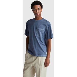 United Colors of Benetton Benetton, Oversized Cotton T-shirt, Air Force Blue, Men United Colors of Benetton Benetton, Oversized Cotton T-shirt, Air Force Blue, Men