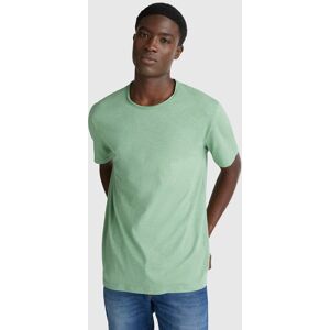 United Colors of Benetton Benetton, Slub Cotton T-shirt, Military Green, Men United Colors of Benetton Benetton, Slub Cotton T-shirt, Military Green, Men