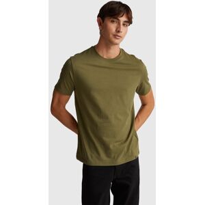 United Colors of Benetton Benetton, Long Fiber Cotton T-shirt, Military Green, Men United Colors of Benetton Benetton, Long Fiber Cotton T-shirt, Military Green, Men