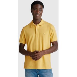 United Colors of Benetton Benetton, Regular Fit Polo, Mustard, Men United Colors of Benetton Benetton, Regular Fit Polo, Mustard, Men