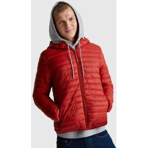 United Colors of Benetton Benetton, Regular Fit Puffer Jacket, Brick Red, Men United Colors of Benetton Benetton, Regular Fit Puffer Jacket, Brick Red, Men