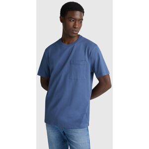 United Colors of Benetton Benetton, Cotton T-shirt With Pocket, Air Force Blue, Men United Colors of Benetton Benetton, Cotton T-shirt With Pocket, Air Force Blue, Men