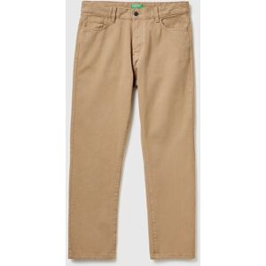 United Colors of Benetton Benetton, Five-pocket Regular Fit Trousers, Camel, Men United Colors of Benetton Benetton, Five-pocket Regular Fit Trousers, Camel, Men