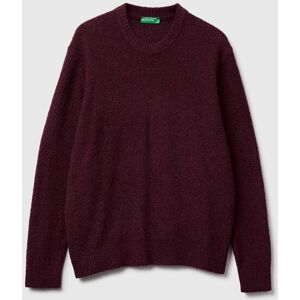 United Colors of Benetton Benetton, Sweater In Wool Blend, Burgundy, Men United Colors of Benetton Benetton, Sweater In Wool Blend, Burgundy, Men