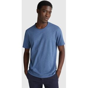 United Colors of Benetton Benetton, Slub Cotton T-shirt, Air Force Blue, Men United Colors of Benetton Benetton, Slub Cotton T-shirt, Air Force Blue, Men