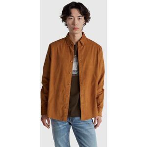 United Colors of Benetton Benetton, Corduroy Button-down Shirt, Camel, Men United Colors of Benetton Benetton, Corduroy Button-down Shirt, Camel, Men