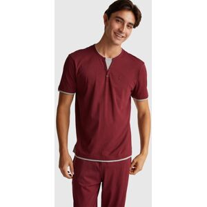 United Colors of Benetton Benetton, Pure Cotton T-shirt, Burgundy, Men United Colors of Benetton Benetton, Pure Cotton T-shirt, Burgundy, Men