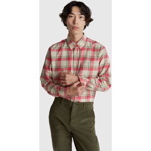 United Colors of Benetton Benetton, Flannel Button-down Shirt, Beige, Men United Colors of Benetton Benetton, Flannel Button-down Shirt, Beige, Men
