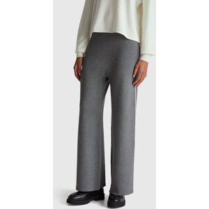 United Colors of Benetton Benetton, Palazzo Trousers In Viscose Blend, Dark Gray, Women United Colors of Benetton Benetton, Palazzo Trousers In Viscose Blend, Dark Gray, Women