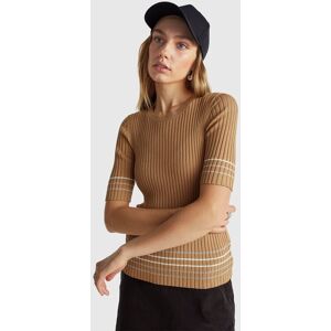 United Colors of Benetton Benetton, Sweater In Viscose Blend, Camel, Women United Colors of Benetton Benetton, Sweater In Viscose Blend, Camel, Women
