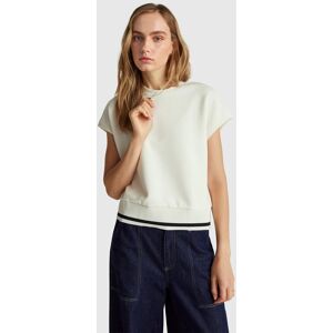 United Colors of Benetton Benetton, Sleeveless Sweater In Stretch Modal, Creamy White, Women United Colors of Benetton Benetton, Sleeveless Sweater In Stretch Modal, Creamy White, Women