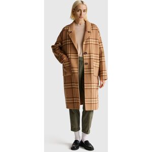 United Colors of Benetton Benetton, Reversible Wool Blend Coat, Camel, Women United Colors of Benetton Benetton, Reversible Wool Blend Coat, Camel, Women