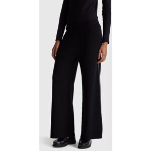 United Colors of Benetton Benetton, Palazzo Trousers In Viscose Blend, Black, Women United Colors of Benetton Benetton, Palazzo Trousers In Viscose Blend, Black, Women