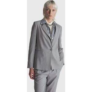 United Colors of Benetton Benetton, Blazer In Stretch Viscose Blend, Dark Gray, Women United Colors of Benetton Benetton, Blazer In Stretch Viscose Blend, Dark Gray, Women
