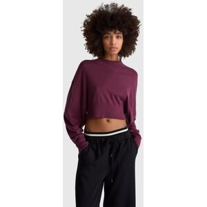 United Colors of Benetton Benetton, Cropped Turtleneck Sweater, Plum, Women United Colors of Benetton Benetton, Cropped Turtleneck Sweater, Plum, Women