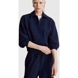 United Colors of Benetton Benetton, Regular Fit Bomber Jacket, Dark Blue, Women United Colors of Benetton Benetton, Regular Fit Bomber Jacket, Dark Blue, Women