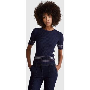 United Colors of Benetton Benetton, Sweater In Viscose Blend, Dark Blue, Women United Colors of Benetton Benetton, Sweater In Viscose Blend, Dark Blue, Women
