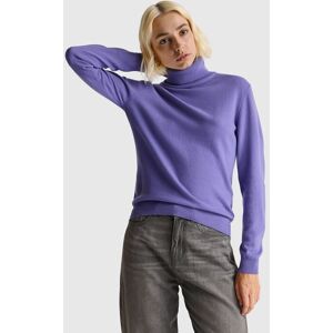 United Colors of Benetton Benetton, Periwinkle Turtleneck Sweater In Pure Merino Wool, Women United Colors of Benetton Benetton, Periwinkle Turtleneck Sweater In Pure Merino Wool, Women