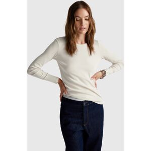 United Colors of Benetton Benetton, Long Sleeve 100% Cotton T-shirt, Beige, Women United Colors of Benetton Benetton, Long Sleeve 100% Cotton T-shirt, Beige, Women