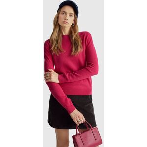 United Colors of Benetton Benetton, Fuchsia Crew Neck Sweater In Merino Wool, Cyclamen, Women United Colors of Benetton Benetton, Fuchsia Crew Neck Sweater In Merino Wool, Cyclamen, Women