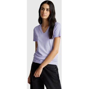 Benetton Model V-neck Cotton T-shirt - Women Benetton Model V-neck Cotton T-shirt - Women