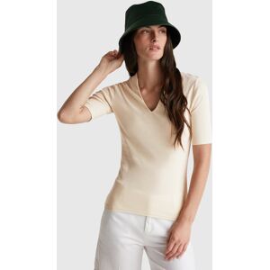 Benetton Model Long Fiber Cotton Slim Fit T-Shirt - Women Benetton Model Long Fiber Cotton Slim Fit T-Shirt - Women