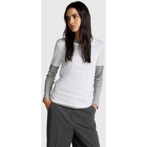 United Colors of Benetton Benetton, Regular Fit T-shirt, White, Women United Colors of Benetton Benetton, Regular Fit T-shirt, White, Women