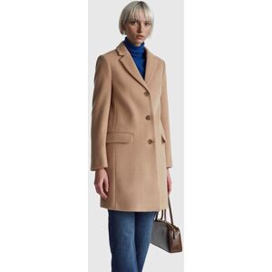 United Colors of Benetton Benetton, Wool Blend Coat, Camel, Women United Colors of Benetton Benetton, Wool Blend Coat, Camel, Women